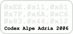 Minimig op de Codex Alpe Adria 2006