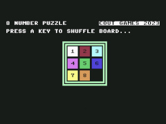 8 Number Puzzle - C64