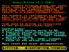 Audio mixer v3.2 - Amiga