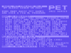 Basil PET Emulator v1.0 - C64