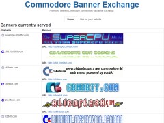 Commodore 8bit Banner Exchange