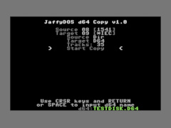 JaffyDOS d64 Copy / Dump v1.0