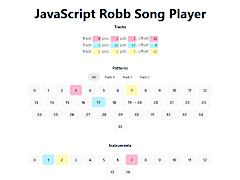 JavaScript Robb Song Player - Online