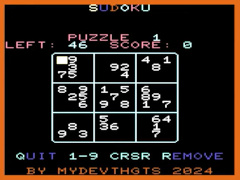 How to make a Sudoku game - VIC20