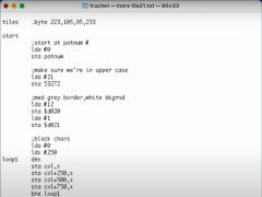 8-Bit Show - Code to text