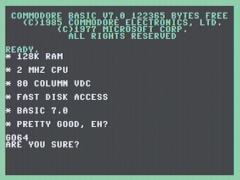 8-Bit Show - C64 Mode on the C128