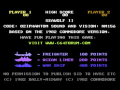 Seawolf II - C64