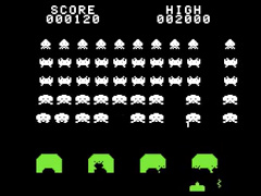 Space Invaders One button - C64