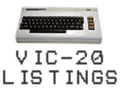 VIC20 - Listings